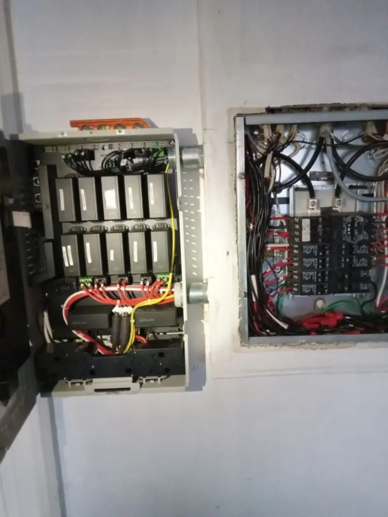 Electrical panel upgrade completed for Security Camera Wiring in Rockmart